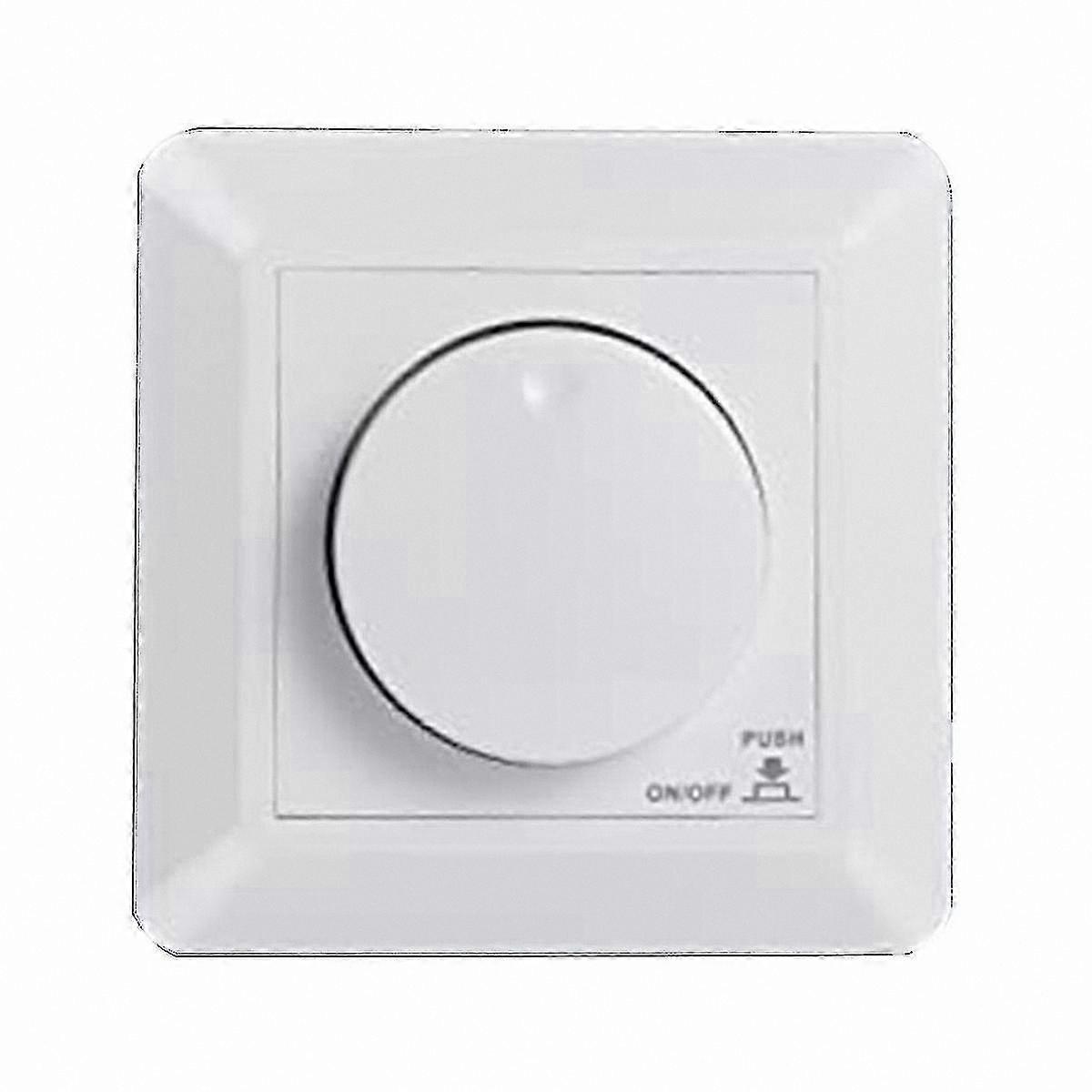 Dimmable LED and Halogen Flush-Mount Dimmer Switch, 5-300W Power Capacity, Single Pole/Peak Performance