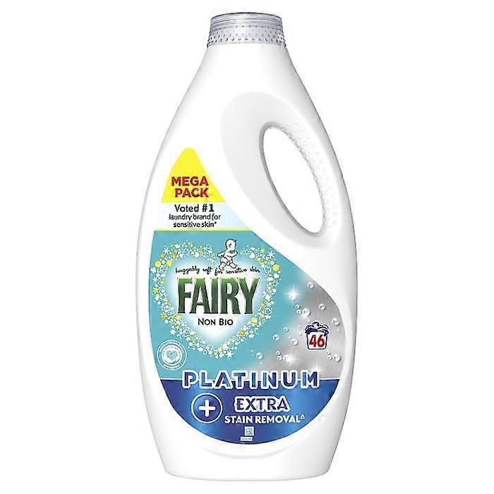 Fairy Platinum Non Bio Extra Stain Removal Laundry Liquid 46 washes