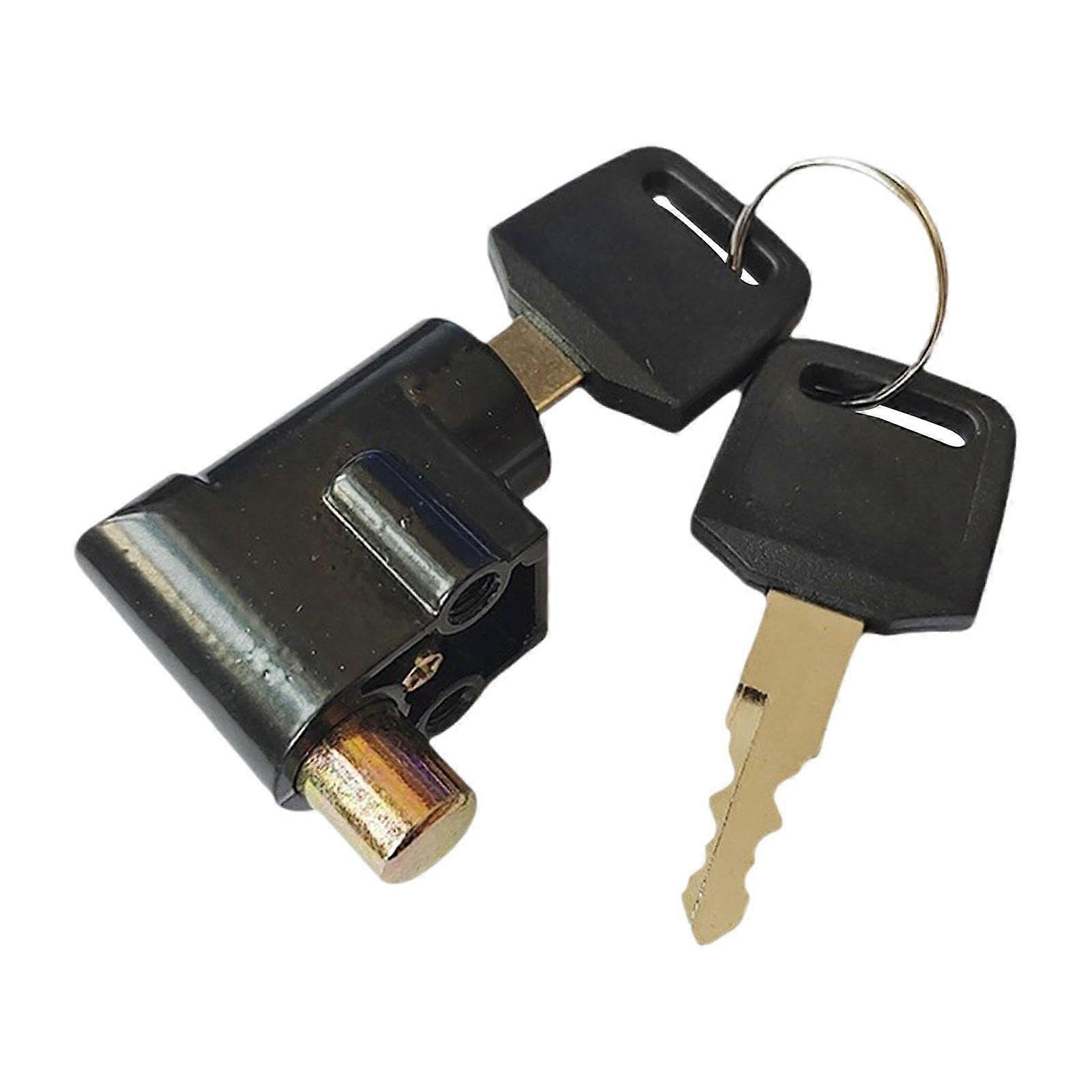 Electric Car Battery Box Lock, Battery Cylinder Lock, Portable AntiTheft Lock, Multifunction for Motorcycle EBike Attachments