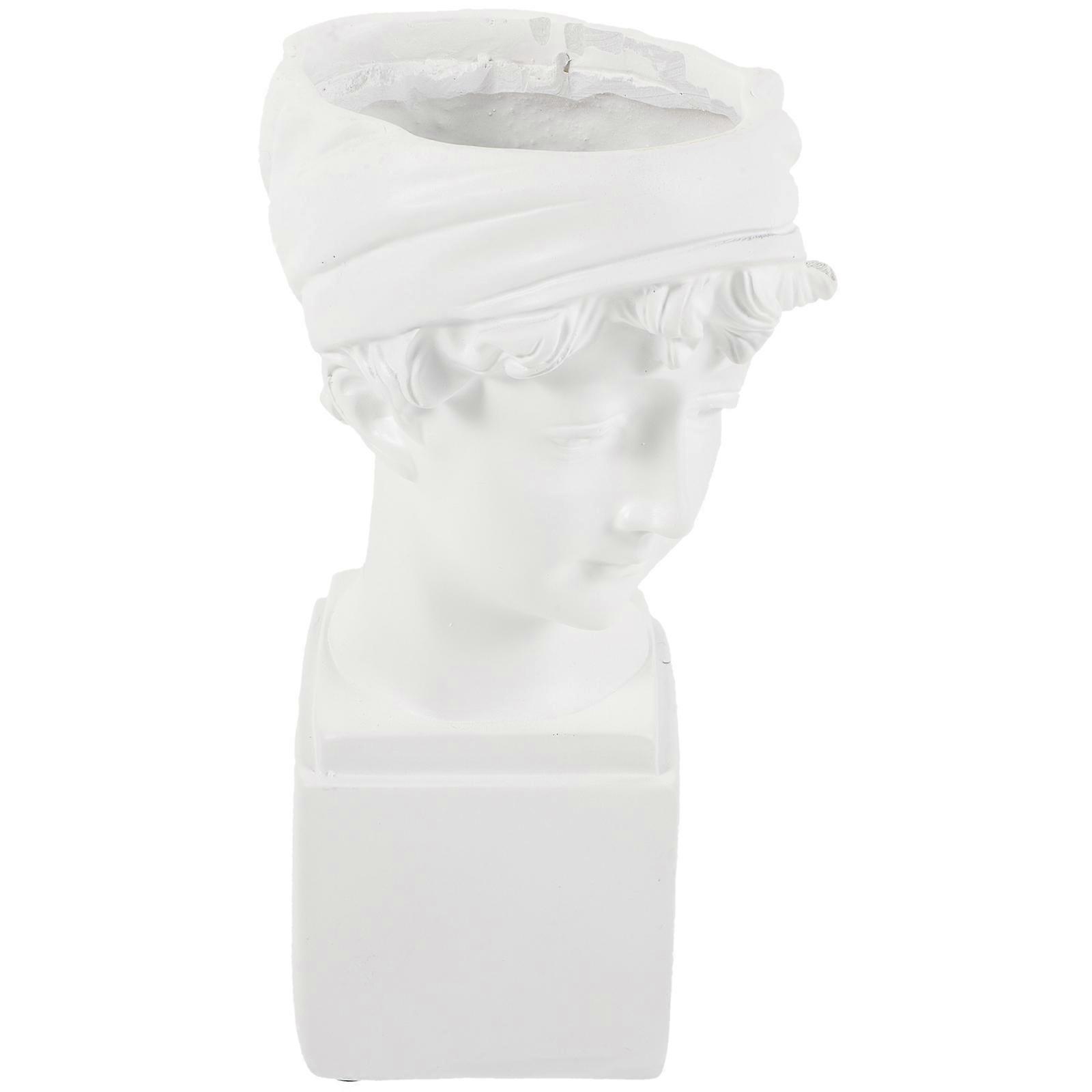 Aesthetic Vase 1Pcs Unique Desktop Flower Arrangement Holder White Cylindrical For Indoor Use And Home Decor