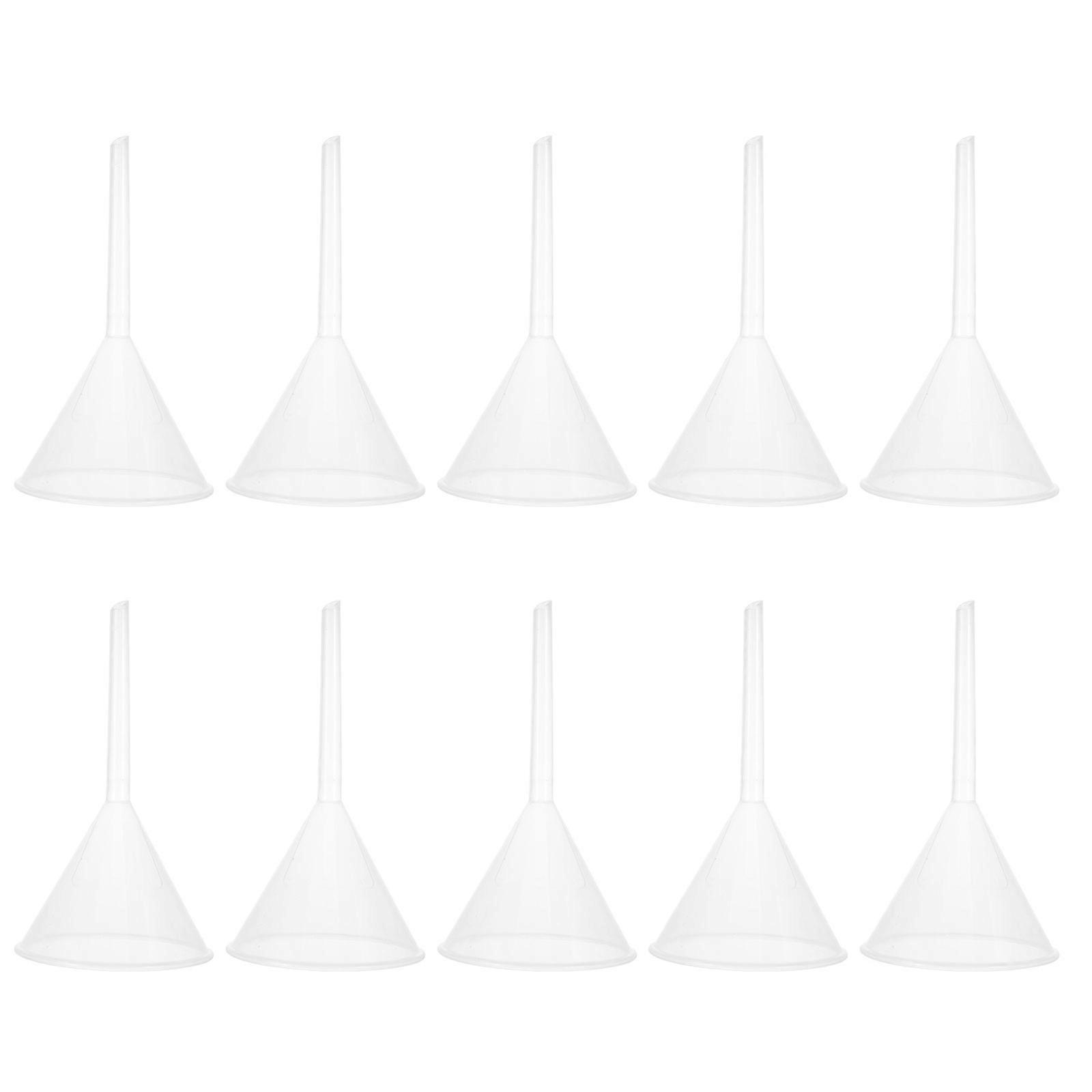 Transparent Plastic Funnel for Experiments with Material and Clear Design 90mm
