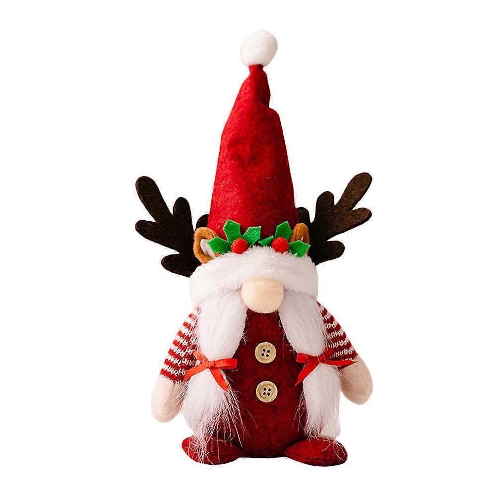 Holiday Decor Christmas Gnome Adornment Dolls Families Humanoid Shape 1Pack