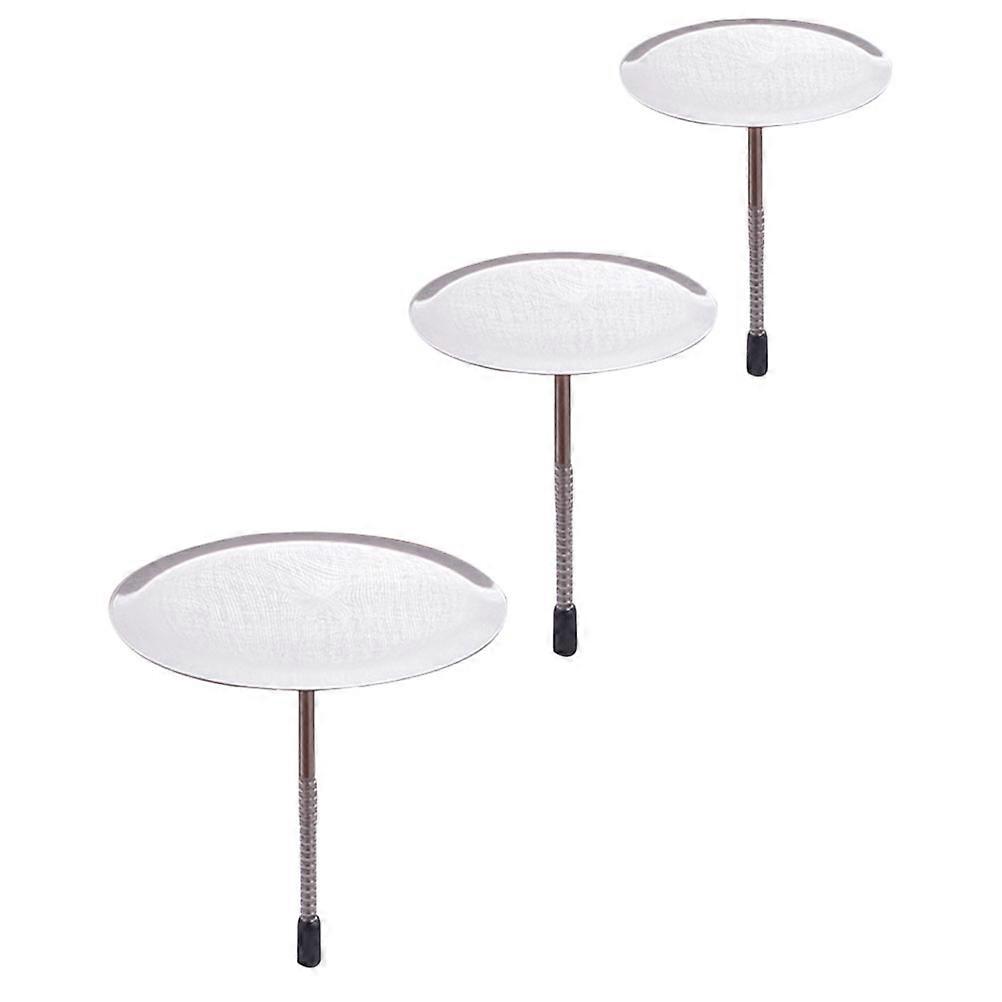 Set de 3 pentru instrumente de coacere și decorațiuni de desert argintiu