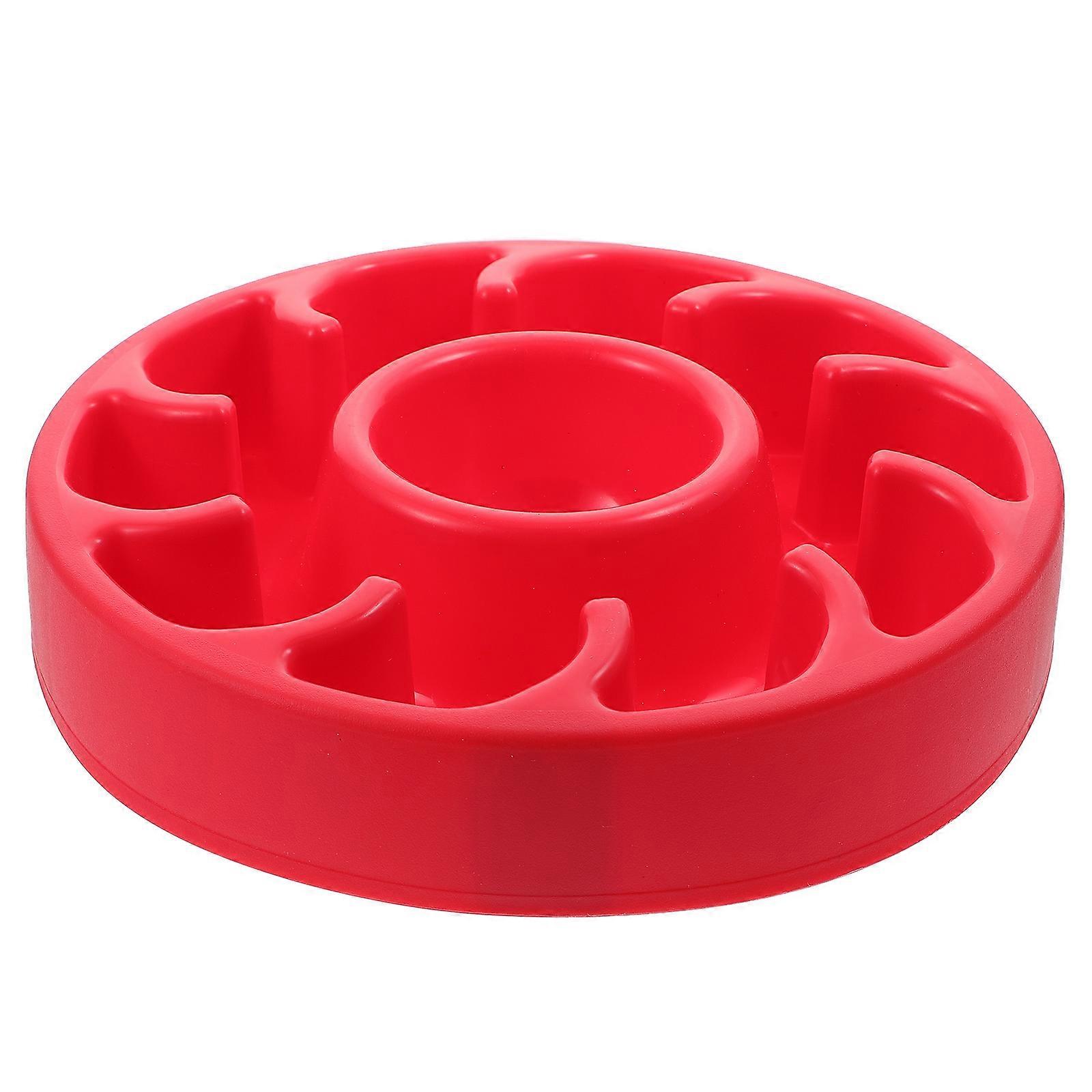 Yavaş Besleyici Köpek Kasesi PP Malzeme Kediler ve Köpekler için Evcil Hayvan Eğitim Sofra Takımı, Şişkinliği ve Aşırı Yemeyi Önlemek için Sağlıklı Beslenme