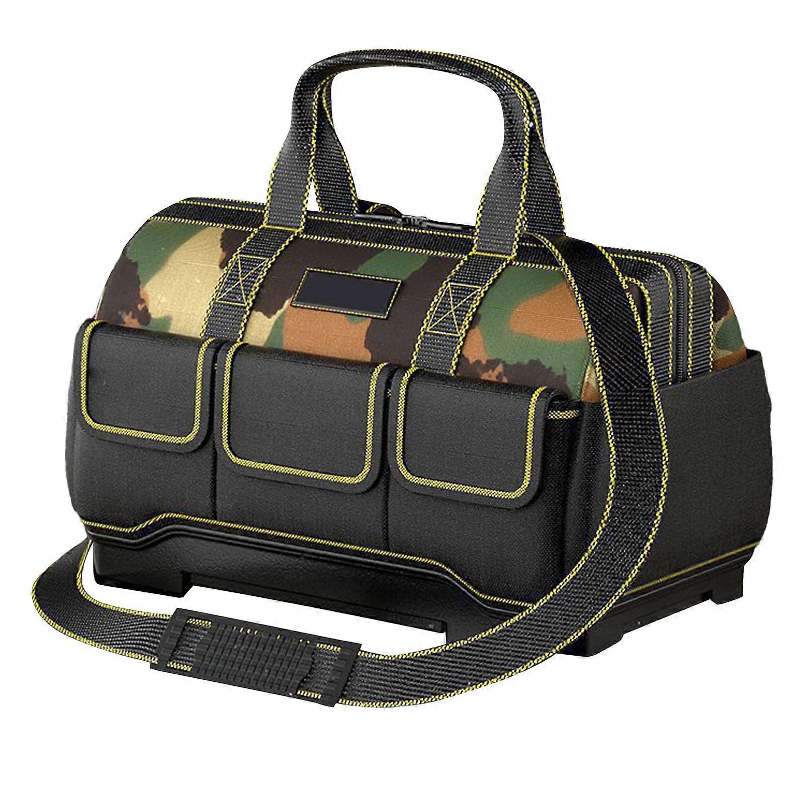 Tool Bag Portable Toolbox Storage With Extendable Compartment 19 Inch For Electrical Mechanical Garden Travel