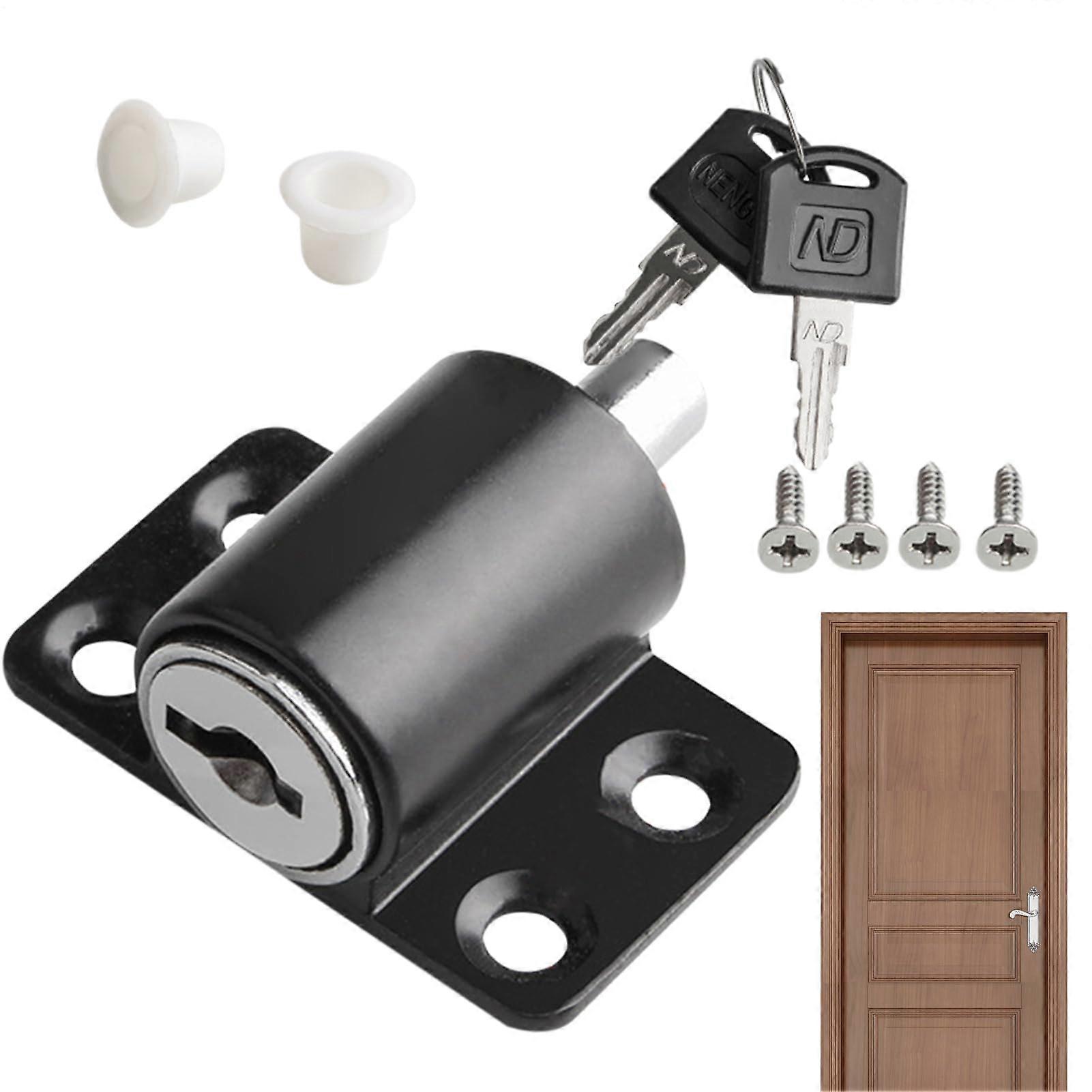 Safety Security Children's Lock for Sliding Doors | Keyed Lock for Aluminium Windows | Black Design for Home and Classroom