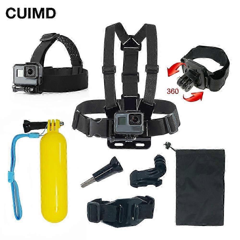 RYH Set For Gopro Hero 9 8 7 6  5 4 Accessories For Go Pro Mount For Yi 4k Eken H9R Accessory For GoPro OSMO Yi 4K Camera