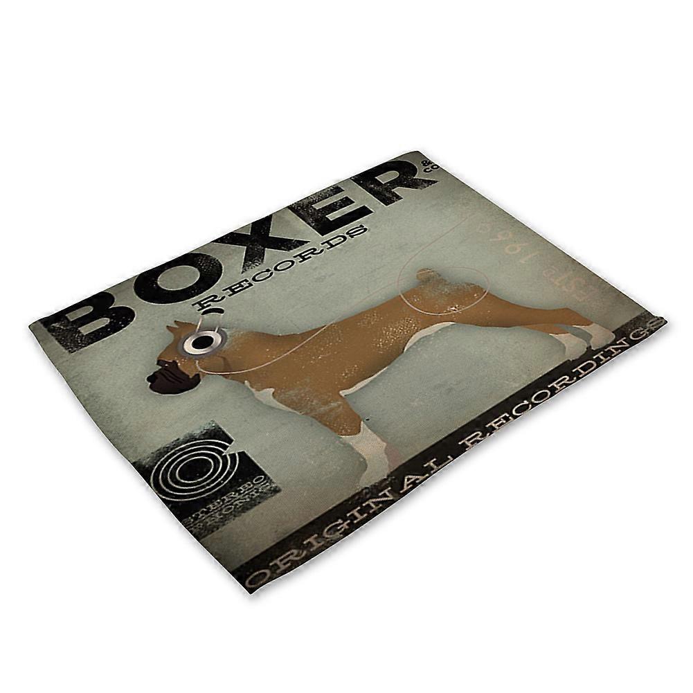 Lovely Cartoon Animal Pattern Heat Insulation Placemat Tableware Table Mat (MA0015-8)