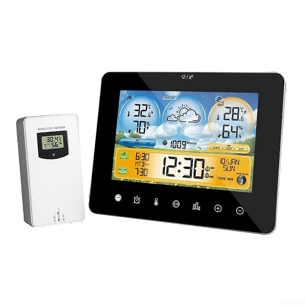 Temperature and Humidity Meter with Color Screen for Home Office Use, Digital Indoor Climate Monitor, Accurate Readings