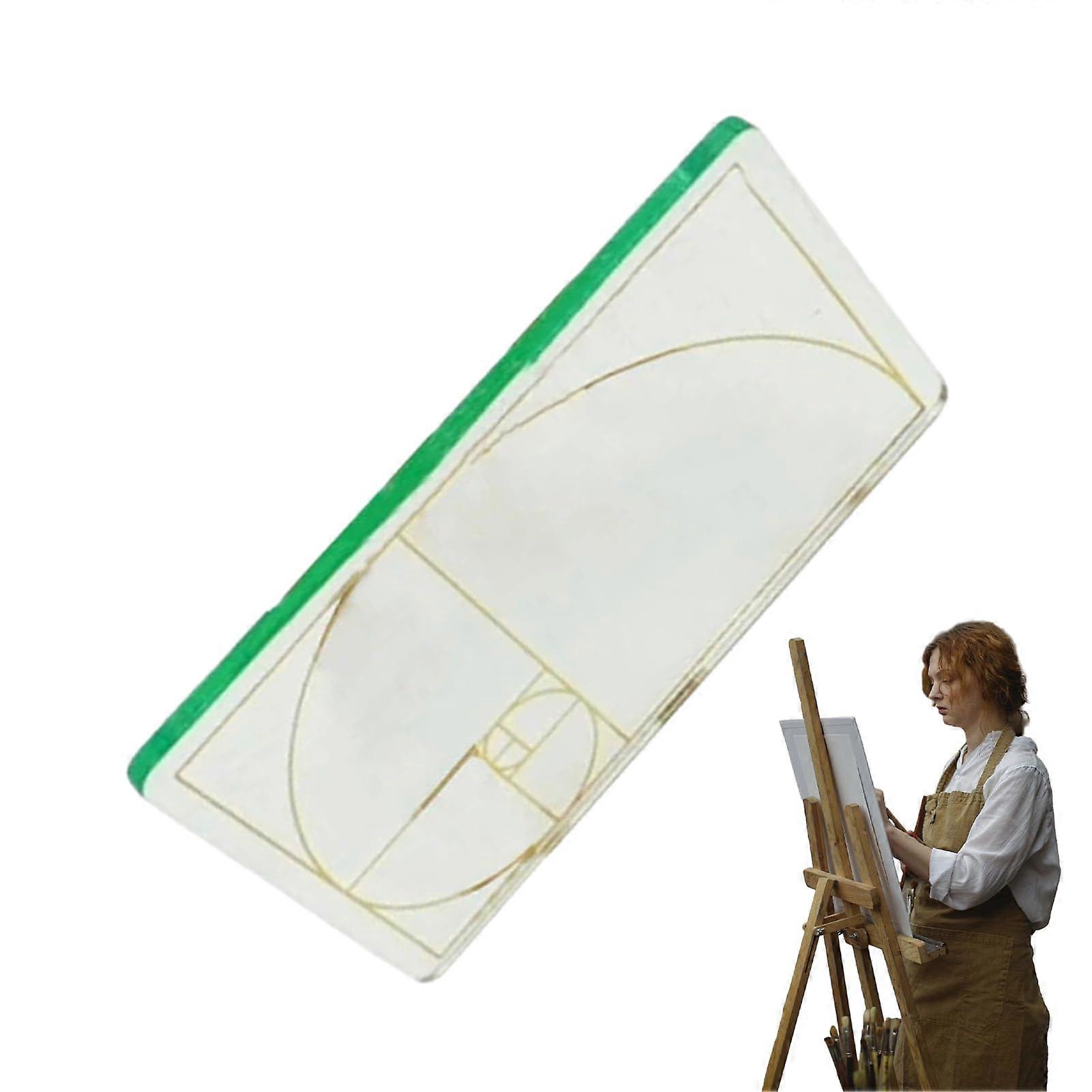 Viewfinder for drawings, composition viewfinder correction tool for golden ratio