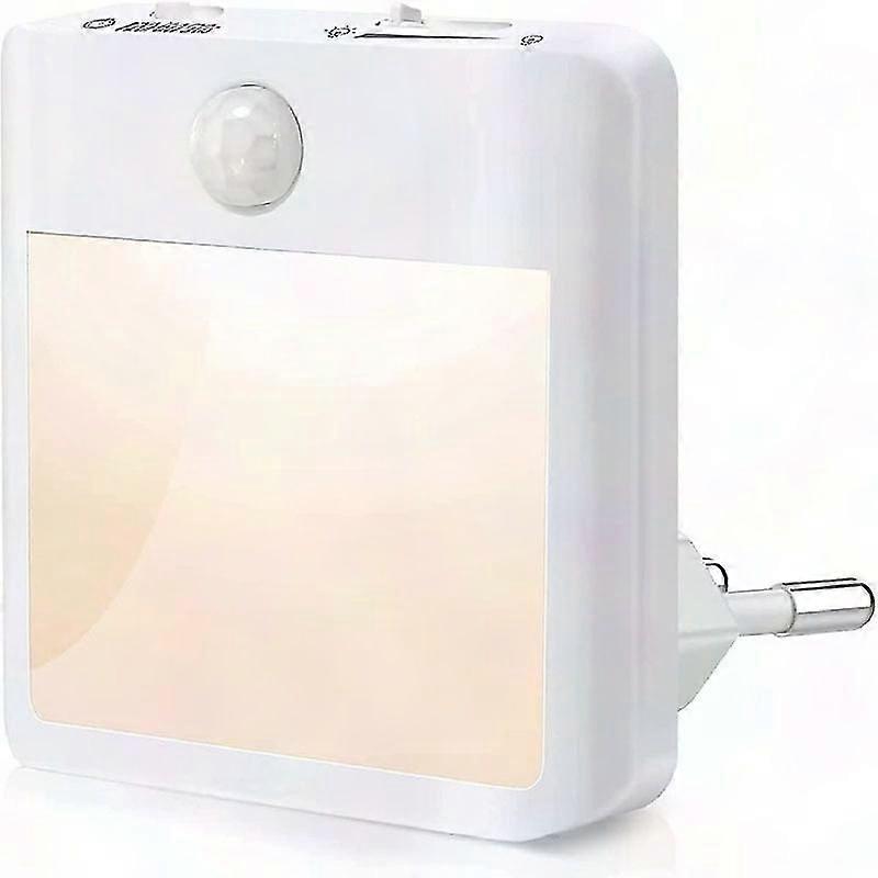 Motion Sensor LED Night Light - Auto On/Off, Energy Efficient Plug-in Nightlight