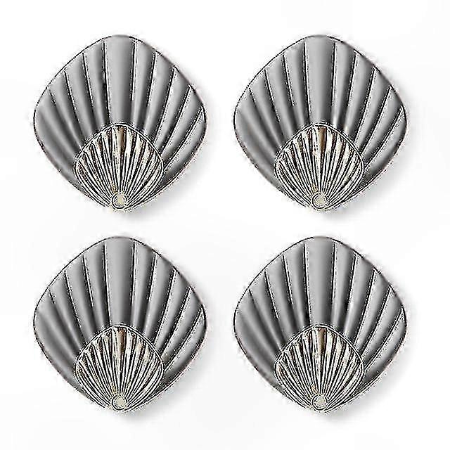 4-Pack Self-Adhesive Wall Hooks for Kitchen, Bathroom, and Home Organization Storage Solutions