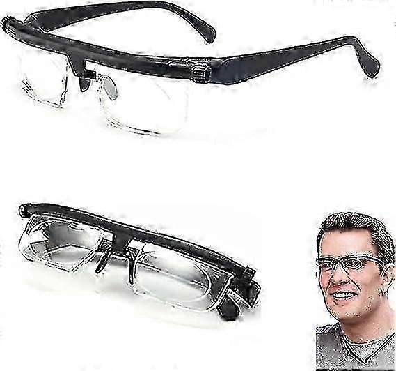 Adjustable Eye Glasses Dial Vision Variable Focus Eyewear Distance Reading_FC10