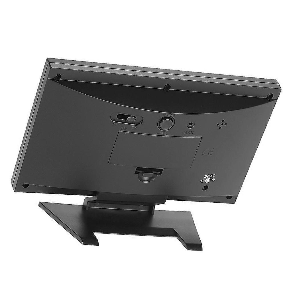 C/F Multifunctional Indoor Colorful LCD Digital Temperature Humidity Meter Weather Station Clock Thermometer Hygrometer Calendar Temperature Trend Ala