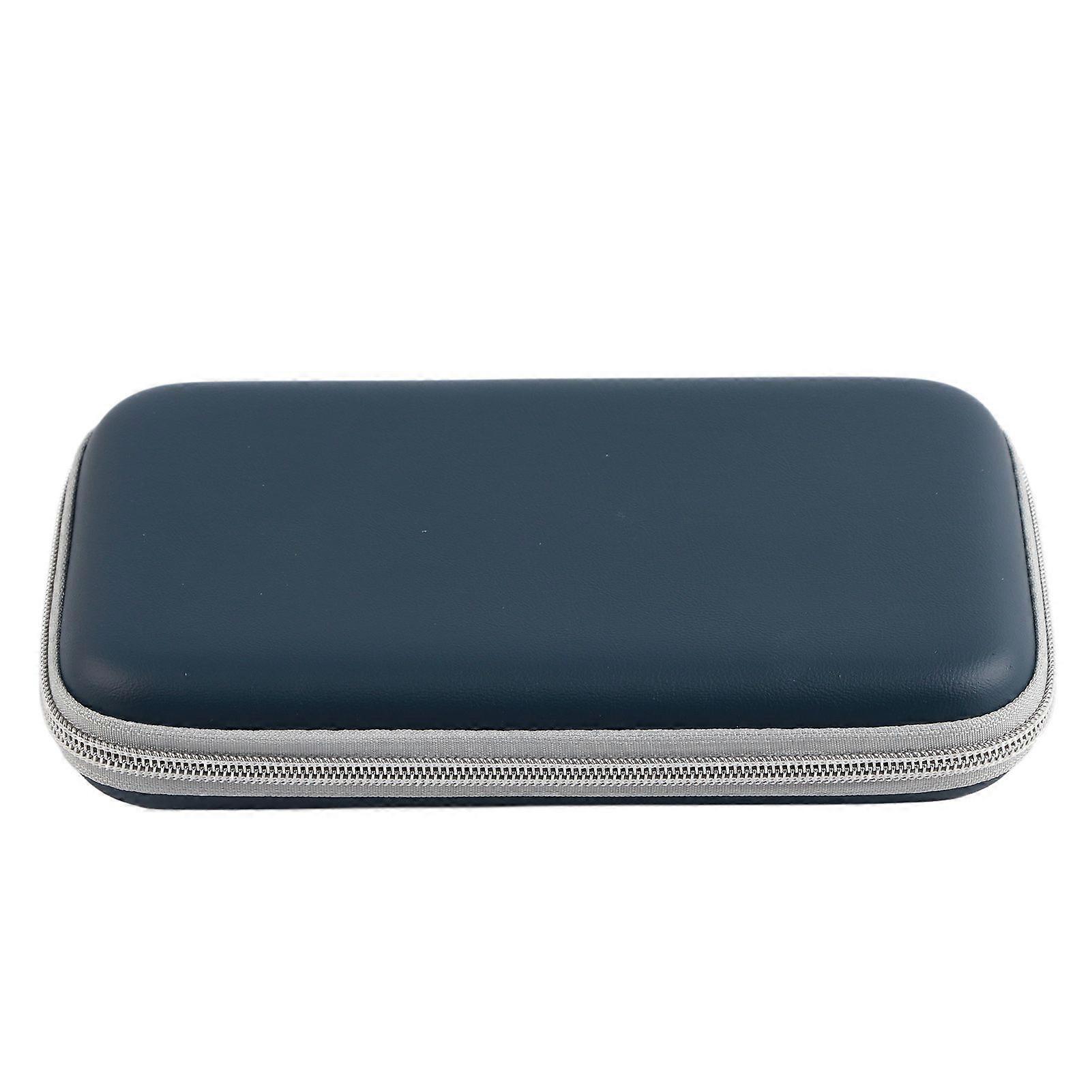 PU Leather Black Harmonica Zippered Carrying Case Storage Bag for 7 Harmonicas