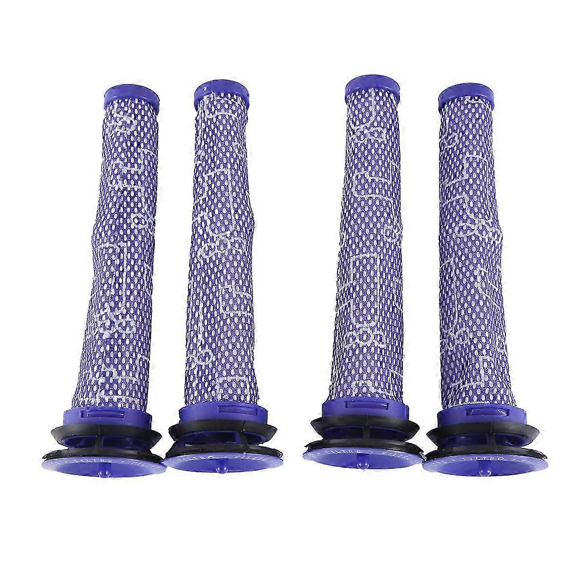 Replacement Pre-Filter for V6 V7 V8 Series: 4 Piece Vacuum Filter Kit Replaces OEM Part