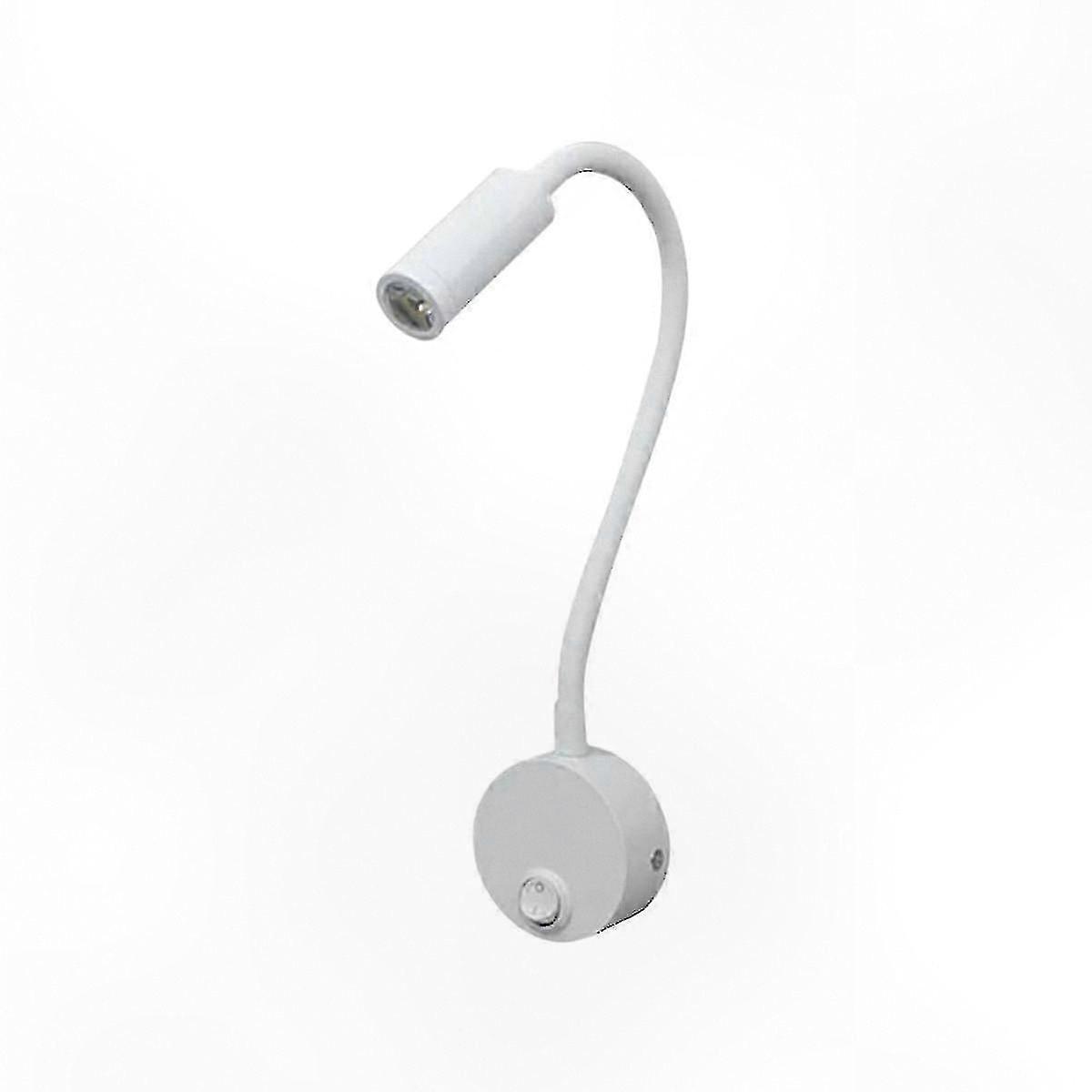 Flexible Wall-Mounted LED Lamp for Bedroom, Office, Workbench, Studio Lighting Solution with Adjustable Gooseneck Design