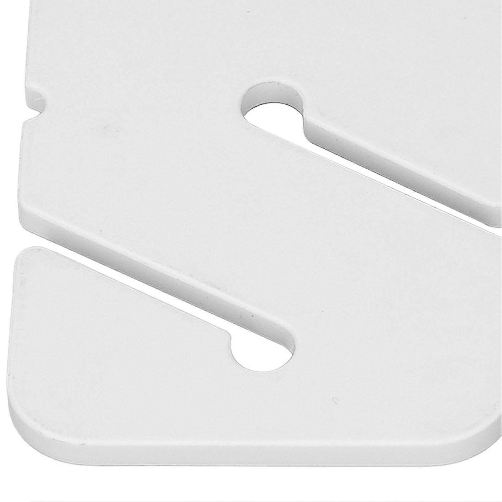 4PCS Scuba Choice Cave Diving Line Marker Compact Easy Visibility Wreck Diving Line Marker Rectangular White