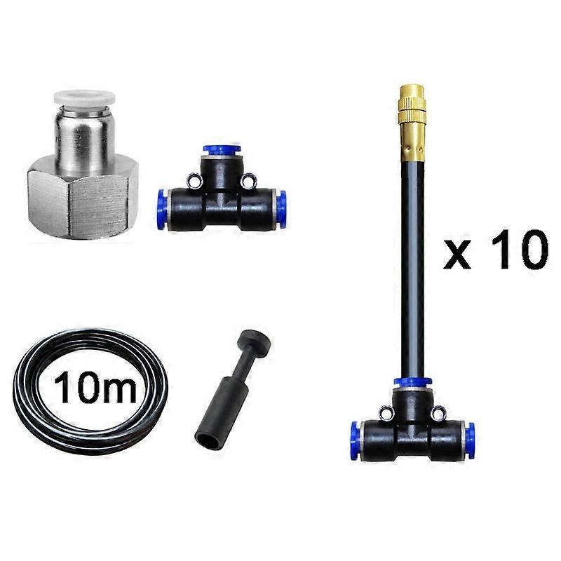 Brass Misting Nozzles 10m Kit