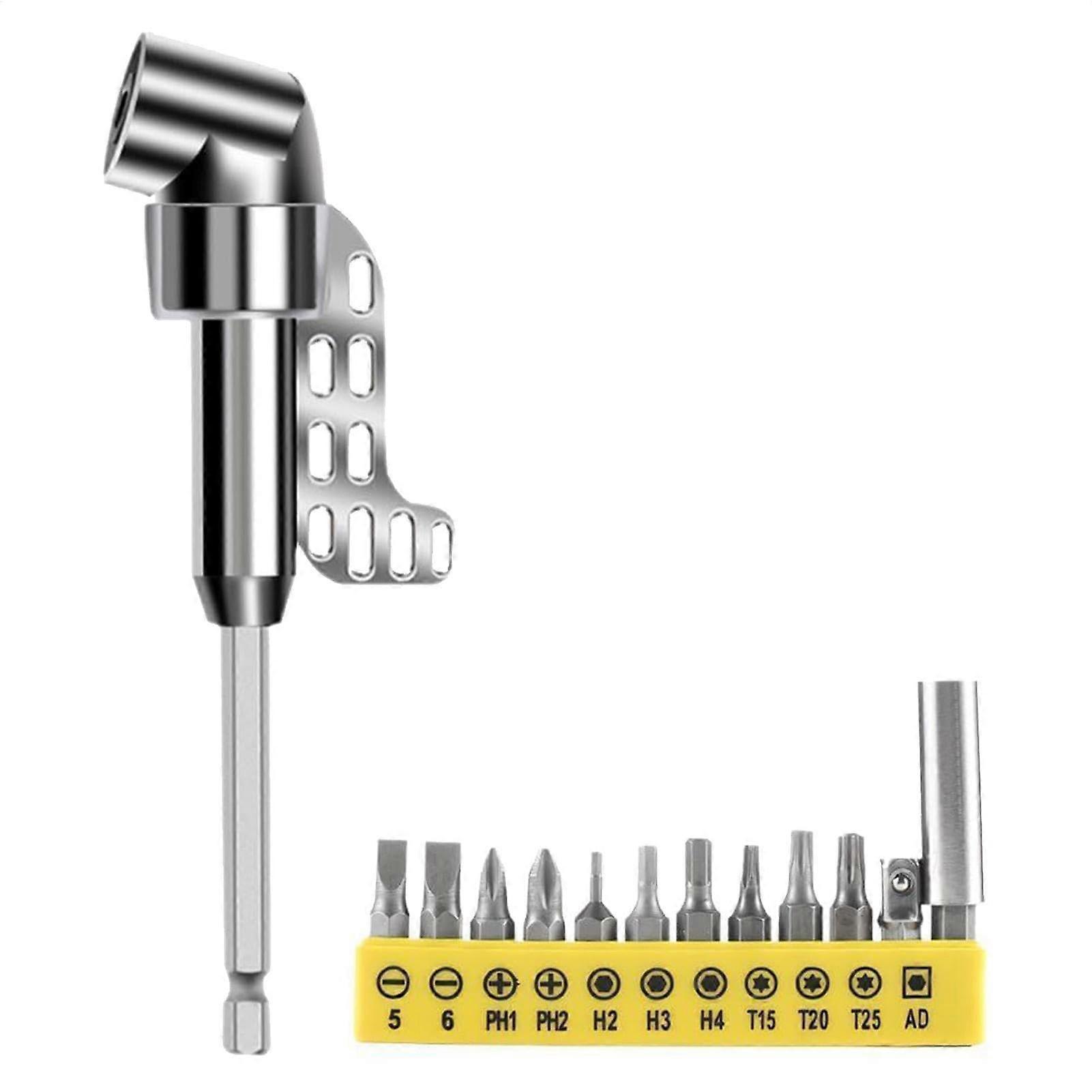 Right Angle Drill Adapter 105 Degree Right Angle Bit Strength Precision For Drill And Screwdriver
