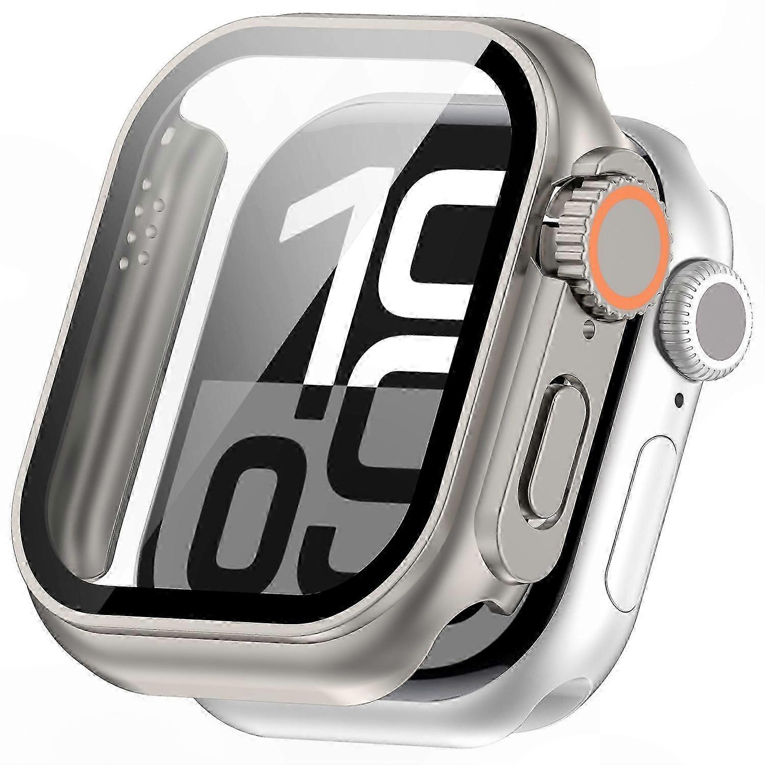 46mm Watch Case Compatible with Series 10 - Durable PC Cover with Screen Protector, Shockproof & Scratch Resistant Design