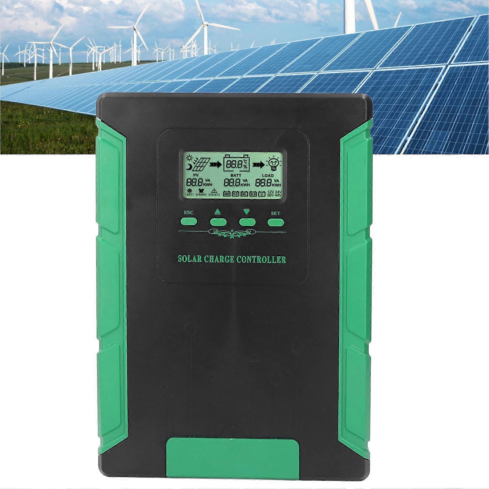 100A MPPT Solar Charge Controller 40A LCD Display Voltage Regulator