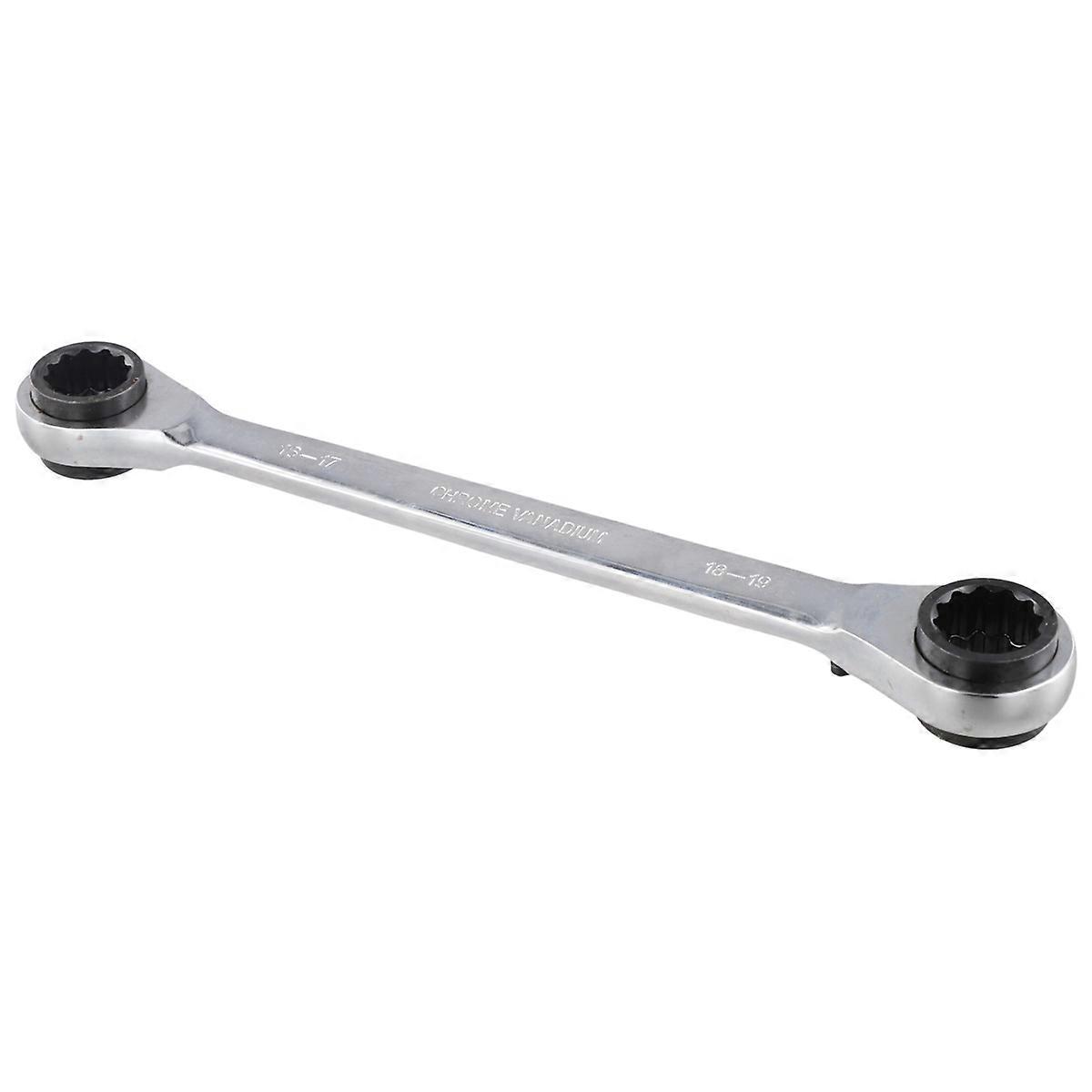 Ratchet Wrench Double End Ratchet Wrench Four-Purpose Ratchet Wrench Auto Repair Multi-Purpose Wrench 16x17-18x19mm