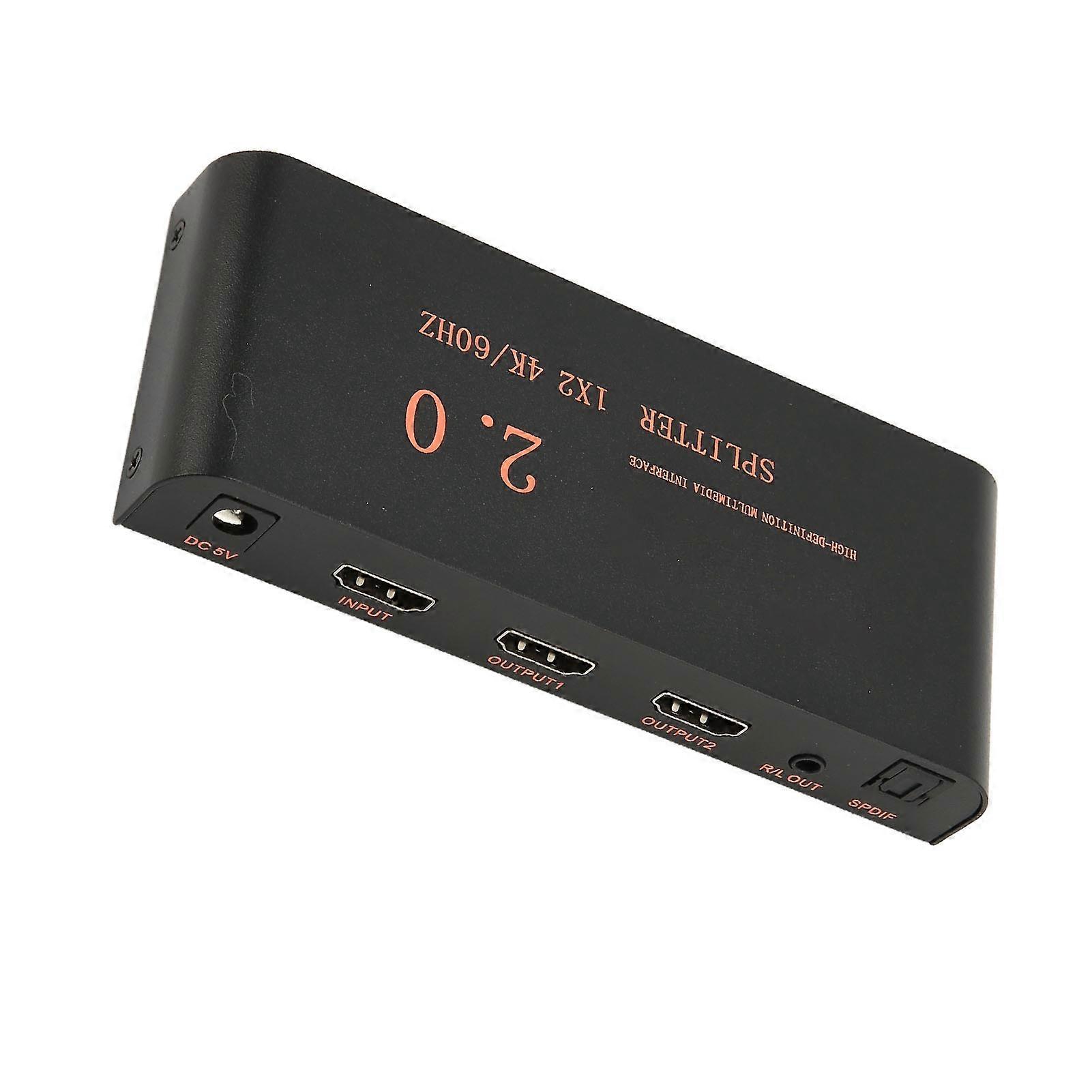 HD Multimedia Interface Splitter 1x2 4K 60Hz HDCP 2.2 EU Plug