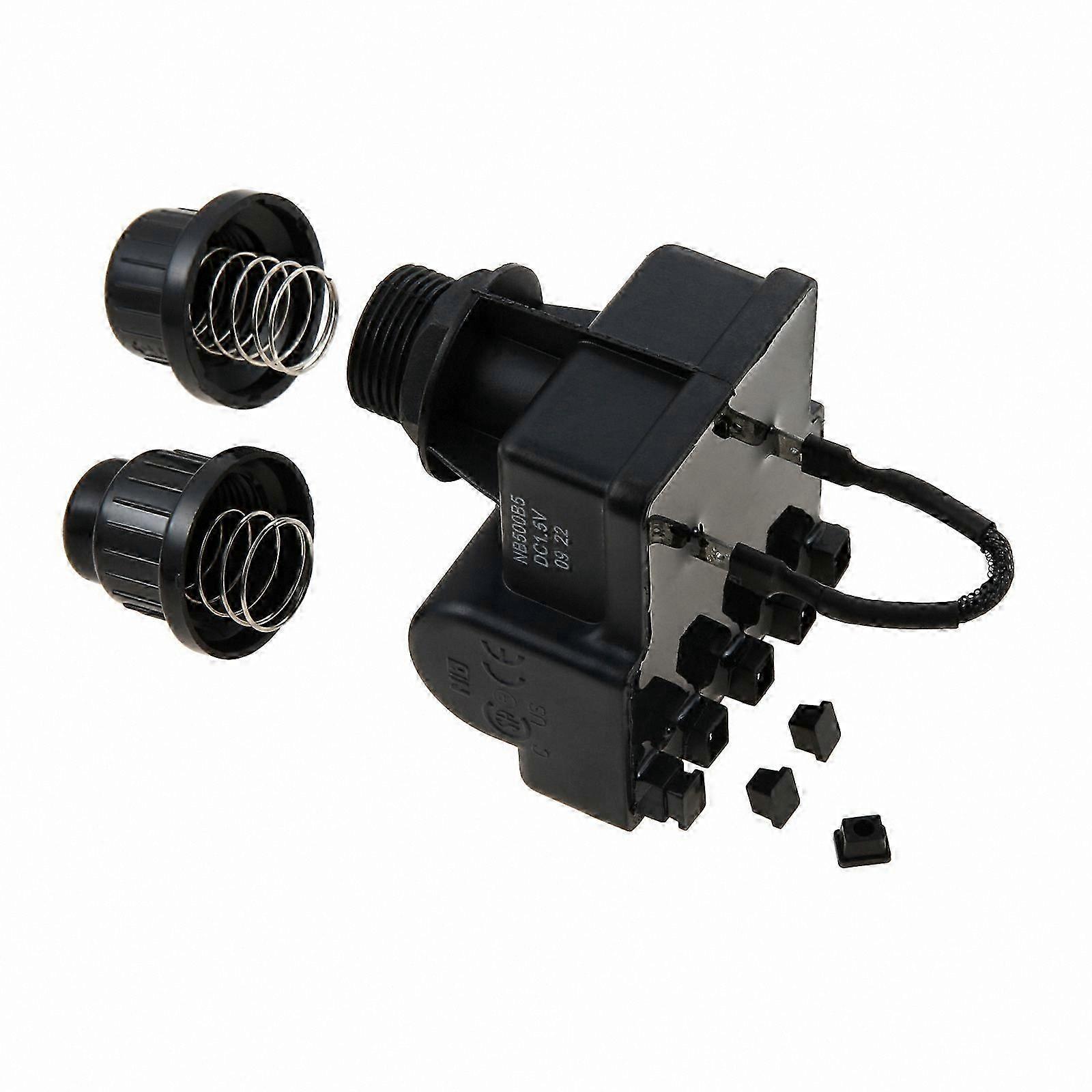 Universal Spark AA Ignitor Module with Push Button Converter, 5-Exit Igniter for Charcoal Grills