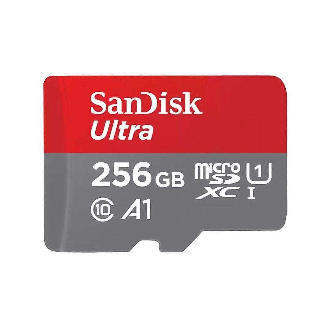 Sandisk Ultra - Flash-Speicherkarte (Adapter für MicroSD-C auf SD enthalten) - 256 GB - A1 / UHS Klasse 1 / Klasse 10 - MicroSD-C UHS-i