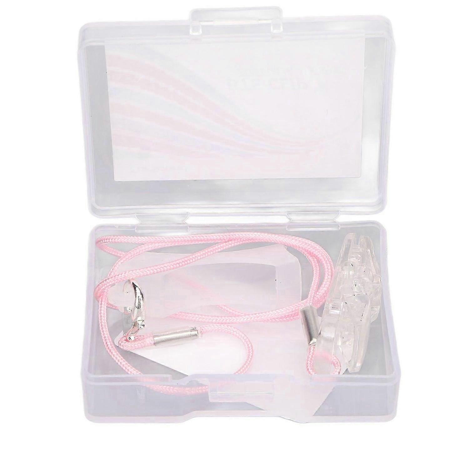 2025 Latest Model Hearing Device Clip Prevent Losing Transparent Clamp Pink Co...