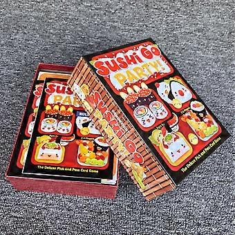 Sushi Go Party Card Game - Family Board Game for Kids, Educational Interactive Toy
