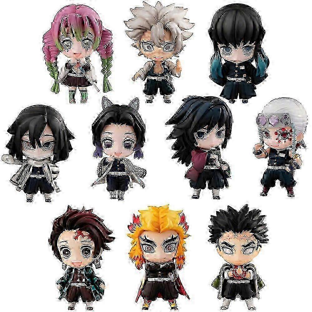 2025 édition limitée Demon Slayer Anime Figure Blind Box - Ensemble de collection multi-personnages en PVC