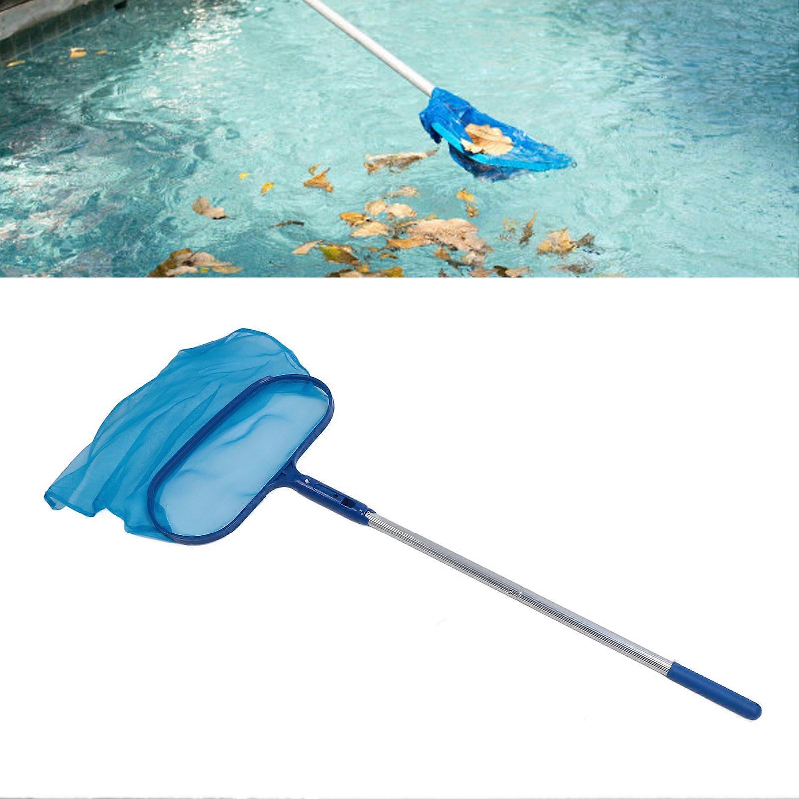 Pool Cleaning Tool Set with Leaf Skimmer Net & 4 Poles, 795g