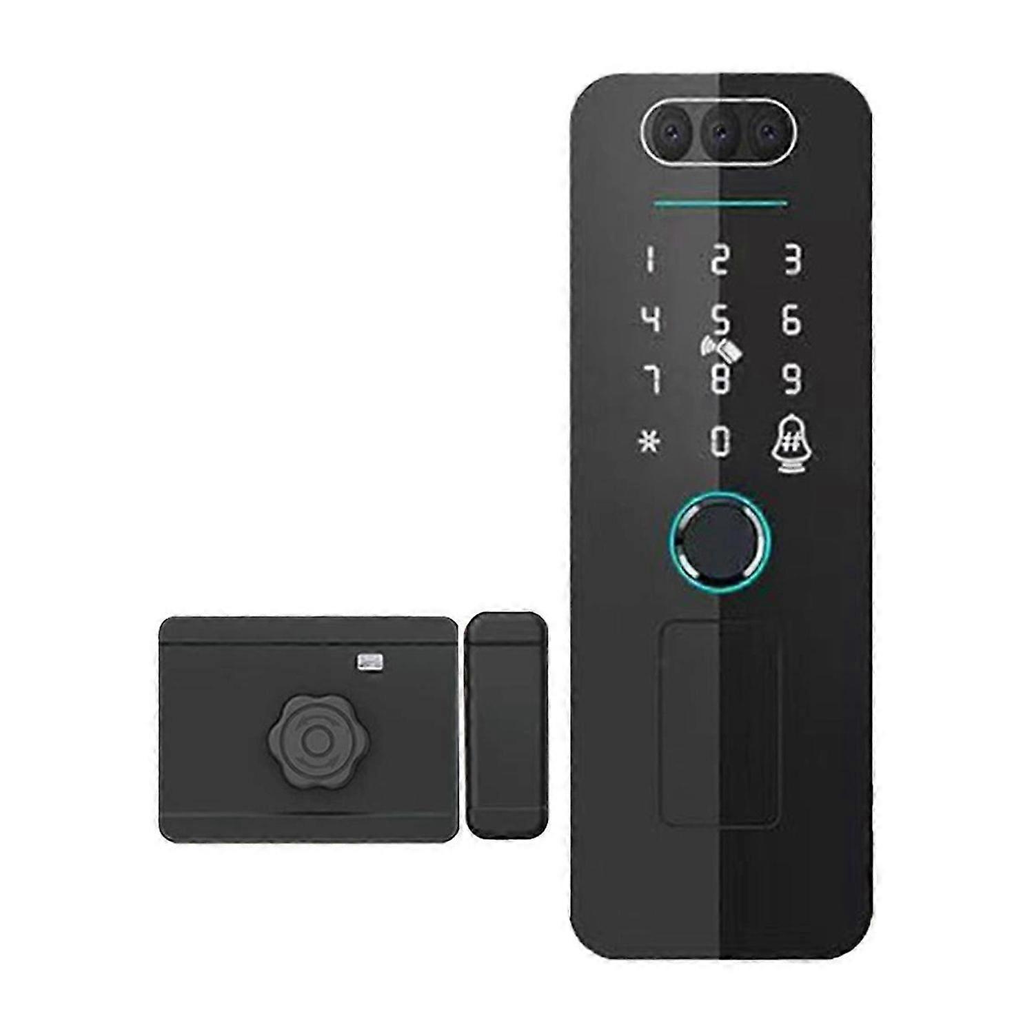 Tuya Smart WiFi Door Lock Waterproof Tuya Face Recognition Fingerprint RFID Card Password APP Contro