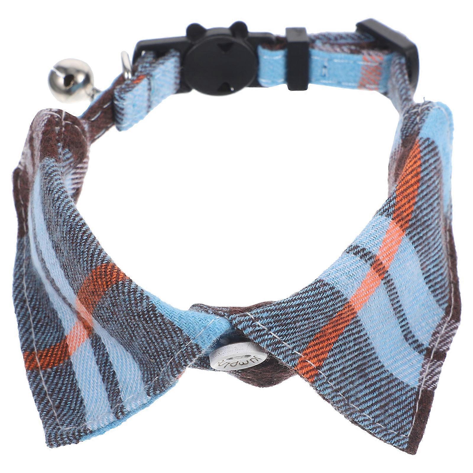 Cat Collar Adjustable Kitten Collar with Bell for Pet Use