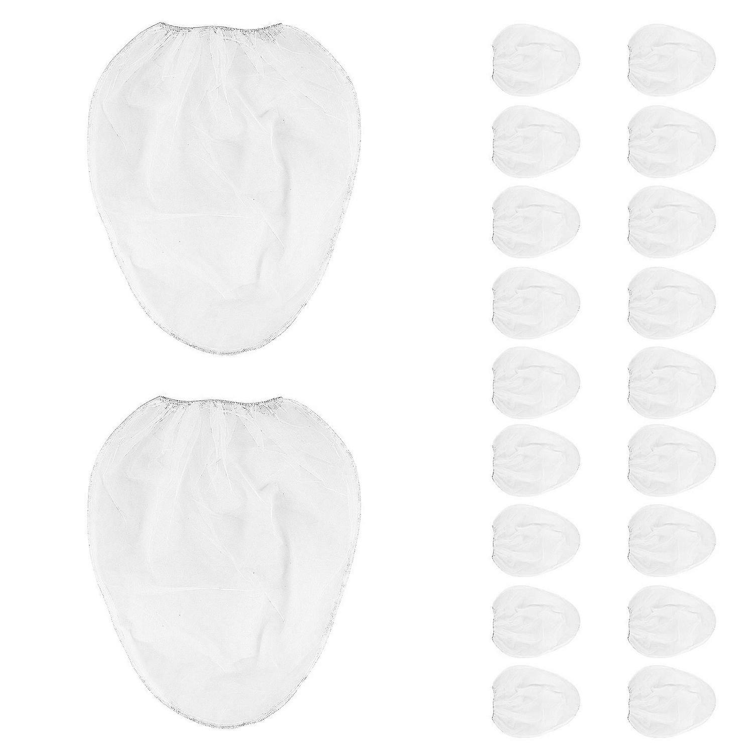 20 Pack Strainer Bag, 5 Gallon Paint Strainer with Elastic Top Opening White Fine Mesh Filters Bag f