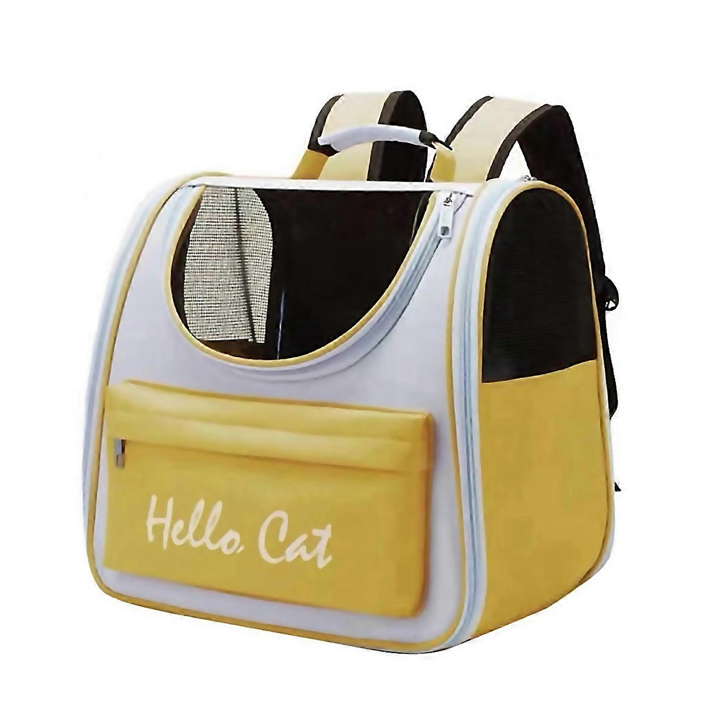 Pour les fournitures pour animaux de compagnie de grande capacité Cat Out Sac spatial portable jaune