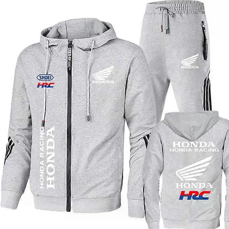 Άνοιξη καλοκαίρι Ανδρικά ρούχα Honda αγωνιστικό αυτοκίνητο ανδρικά σετ αναψυχής υπαίθρια σπορ φερμουάρ φούτερ με κουκούλα Motorcy clecycling κοστούμι