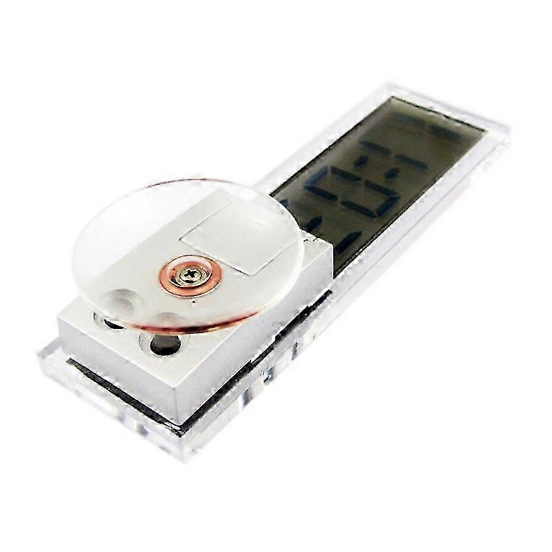 Lcd Car Digital Window Clock On The Window Celsius Fahrenheit High Quality Digital