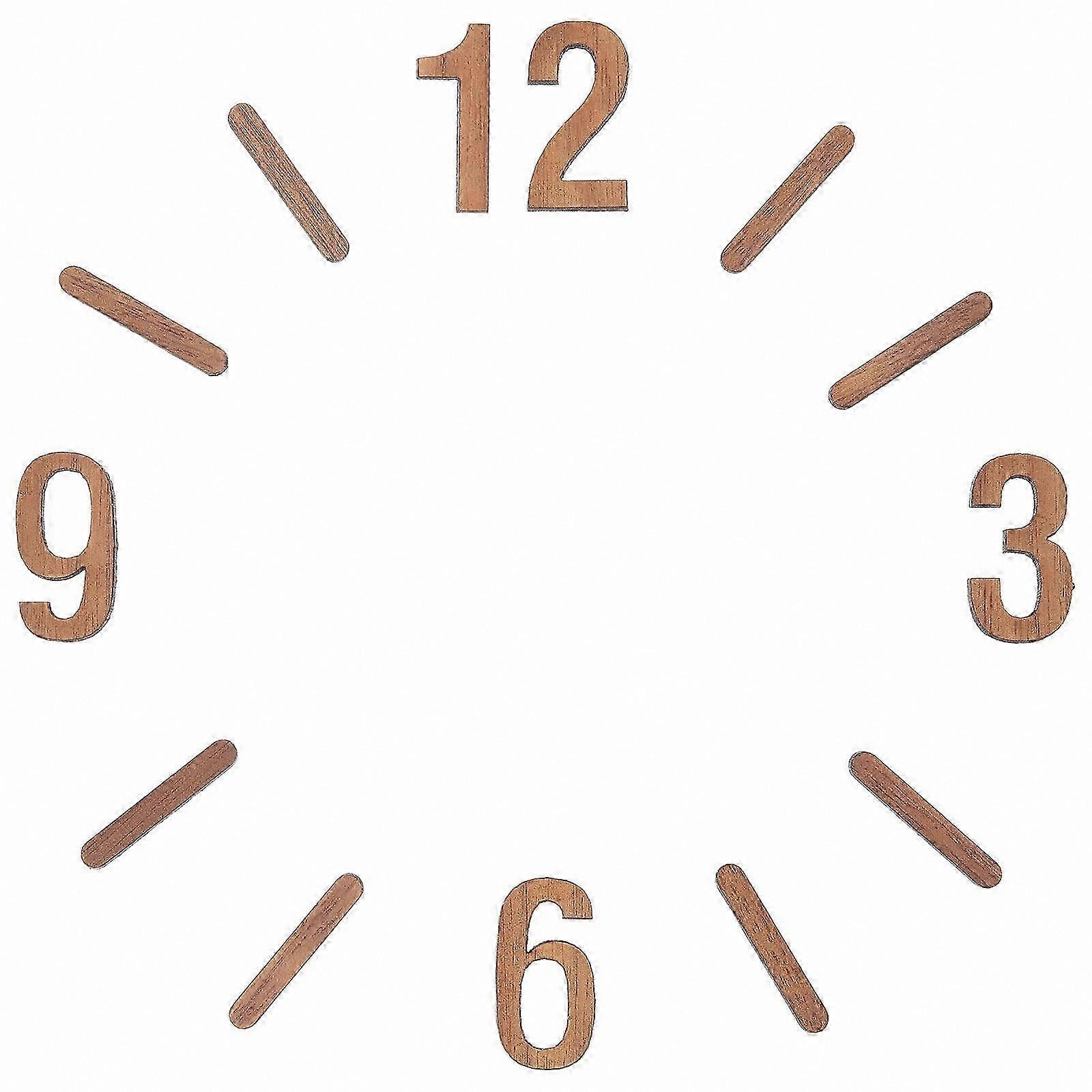 DIY Wall Clock Numerals Kit with Replacement Numbers for Clock Faces