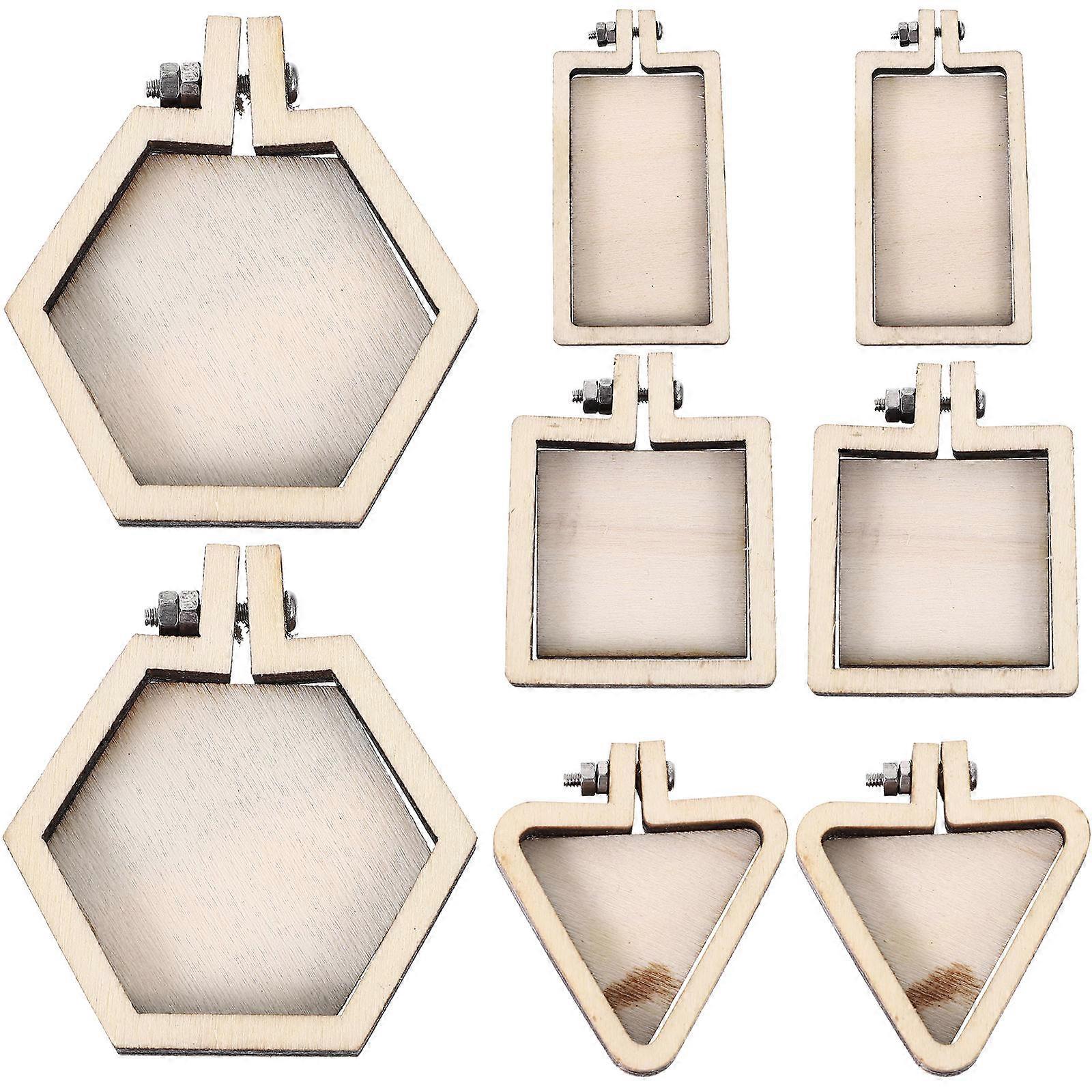 Decorative Embroidery Circles Mini Embroidery Rings for 40Pcs Crafting