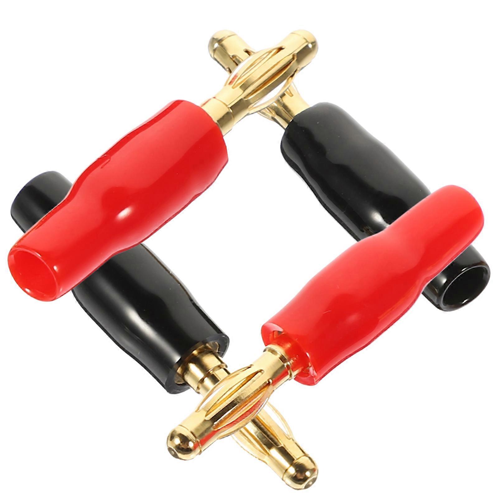 Banana Plugs Connectors for Amplifier Speaker Cable 8Pcs Gold Plated