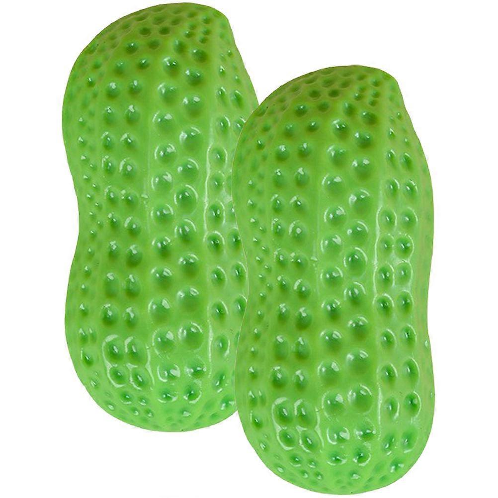Pet Toys Chewing Toy for Puppies 4Pcs Peanut Simulation Durable Tpr