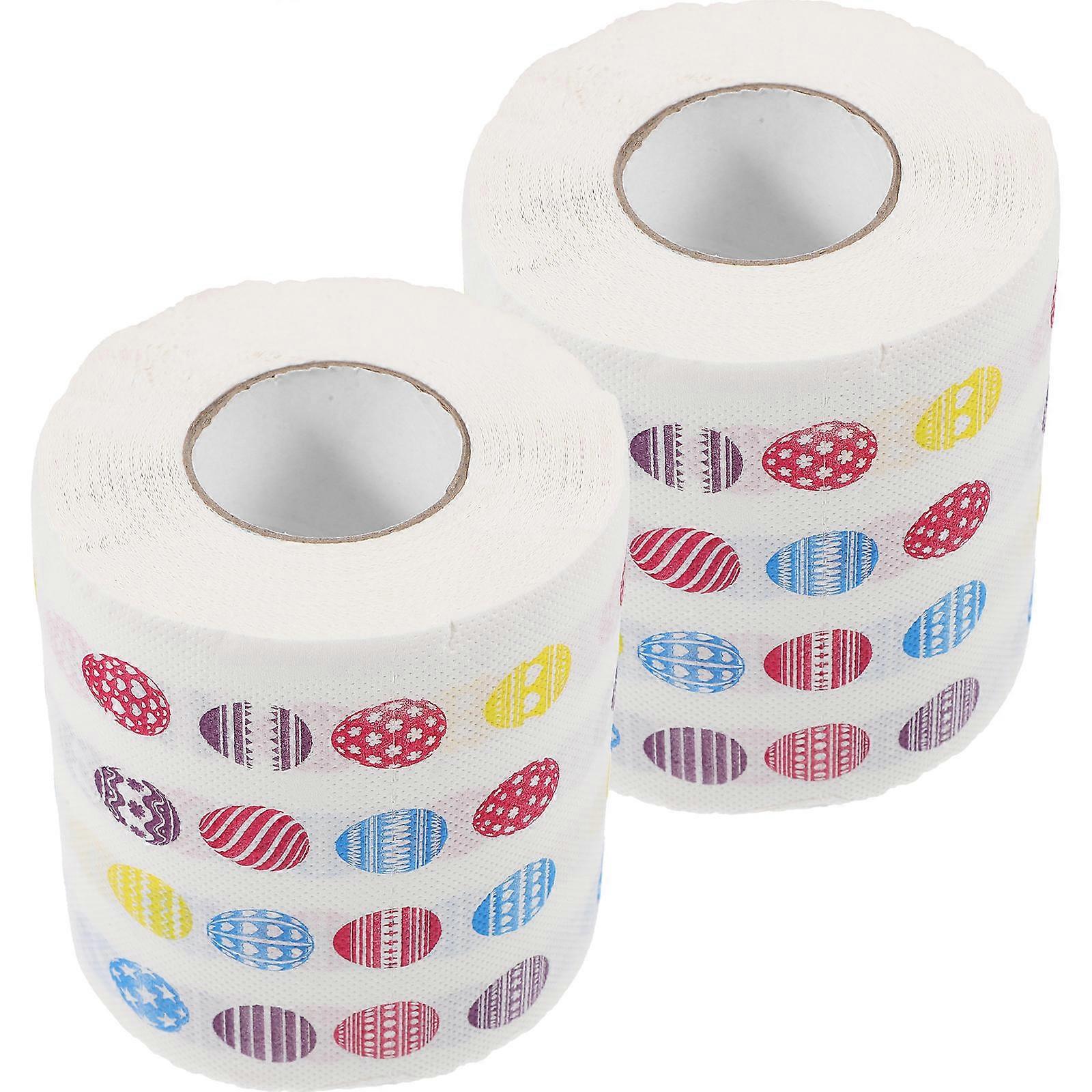 Toilet Paper Roll With Delicate Patterns For General Public Daily Use 10X10CM Easy To Carry 8 Rolls