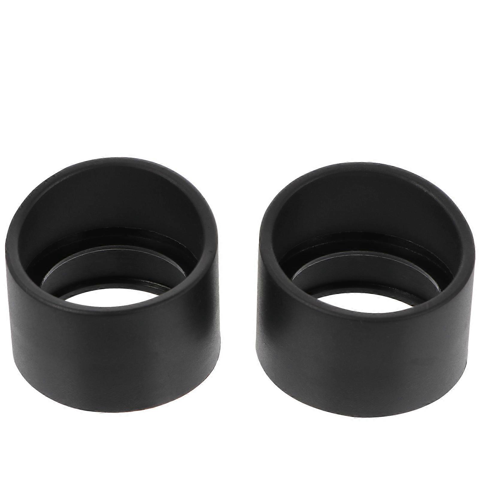 Rubber Eye Guards Cups for Microscope Eyepiece Cover 4Pcs Protective Set