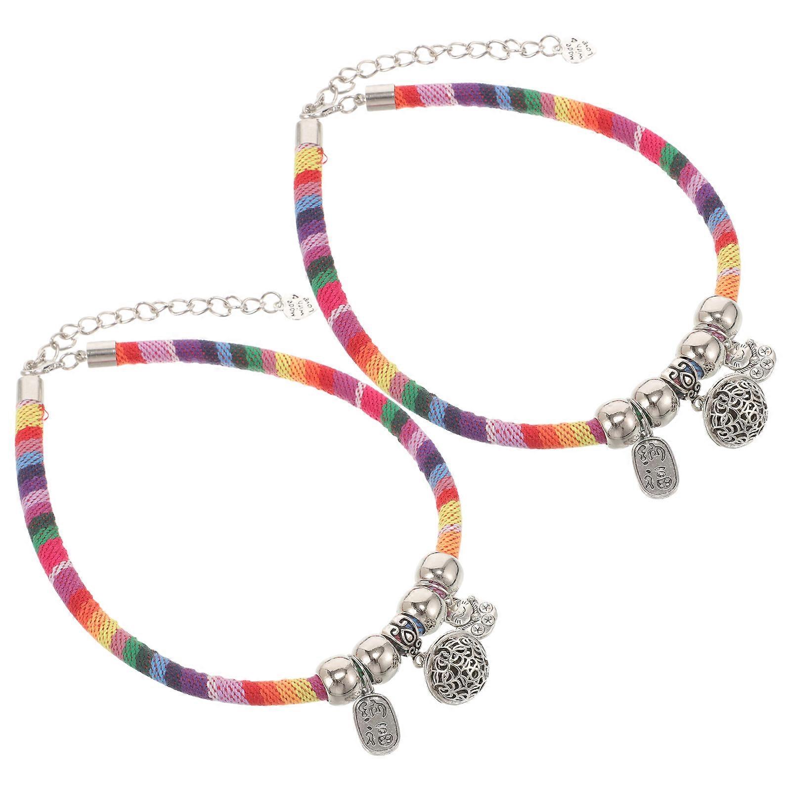 Decorative Pet Collar with Bells for Cat Use 2Pcs Comfortable