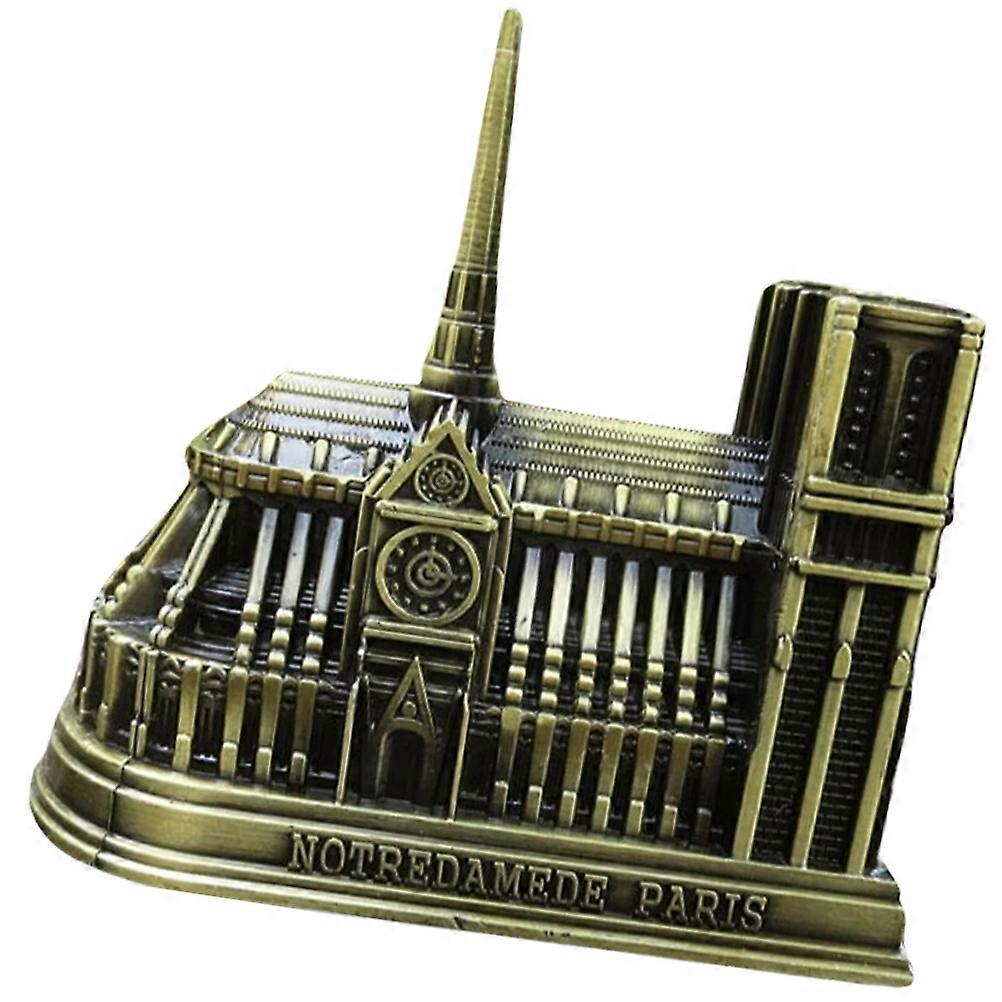 Delicate Famous Building Model Photography Prop For Home Hotel And Bar Decoration In Rectangular Shape 5Pcs