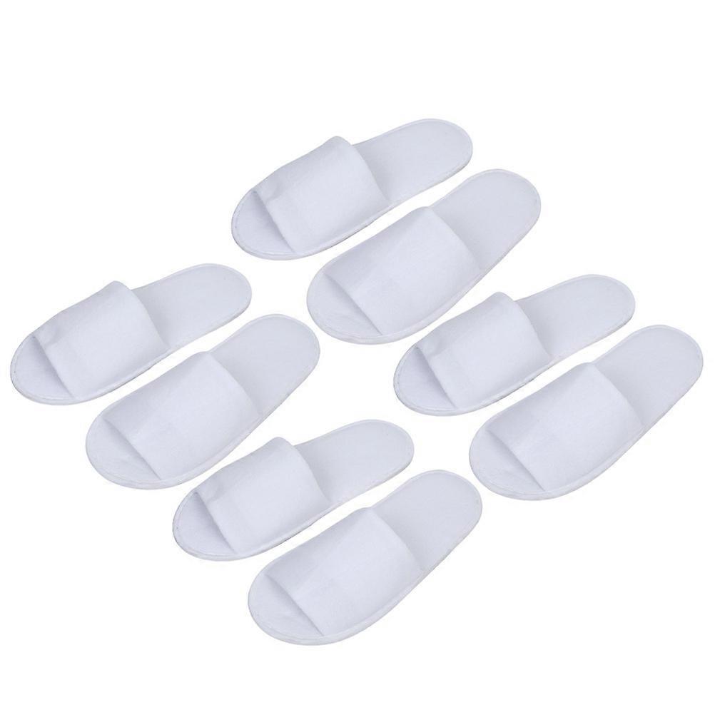 Open Toe Slippers Male Disposable Folding Slippers for Travel 8Pairs