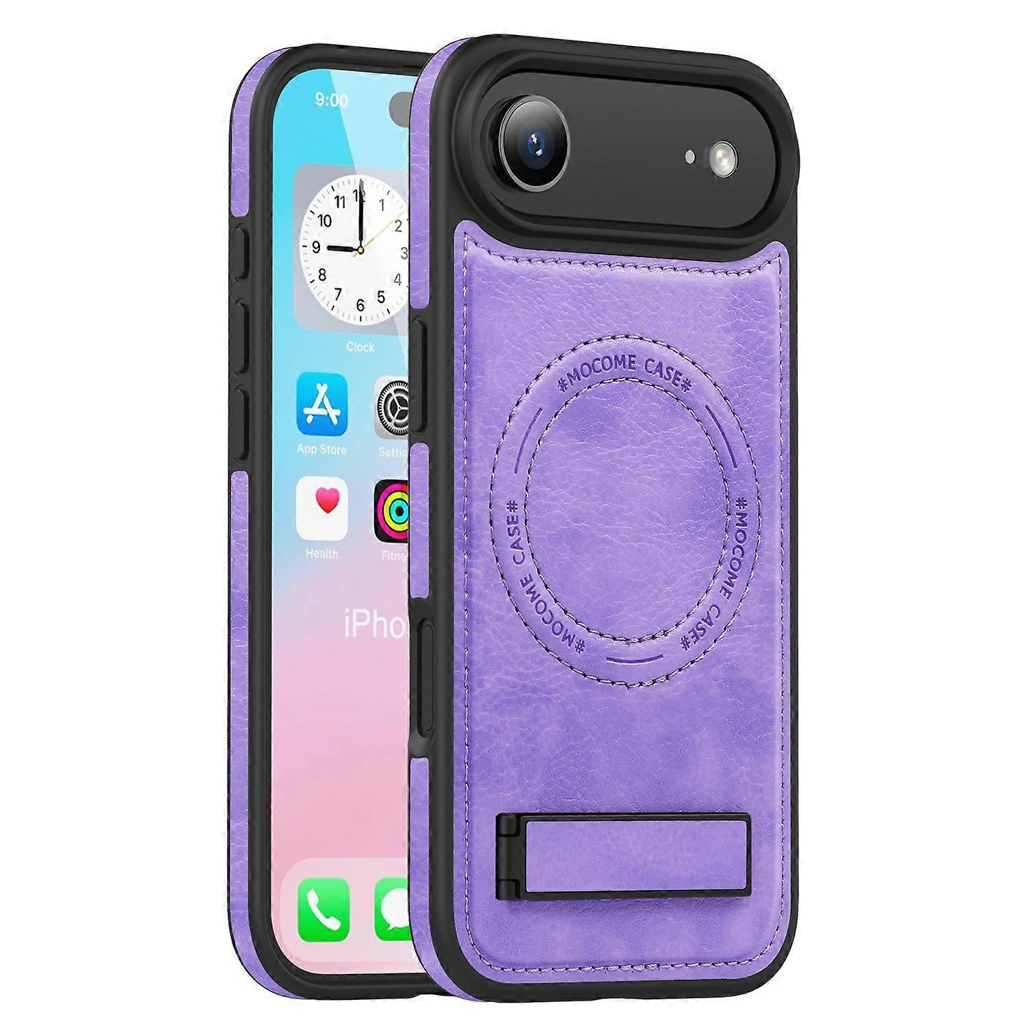 Étui en cuir pour iPhone Air compatible avec support MagSafe